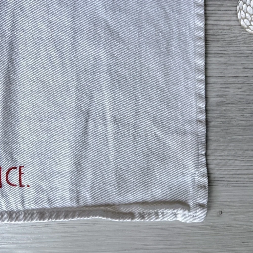 RAE DUNN naughty nice holiday cotton tea towels